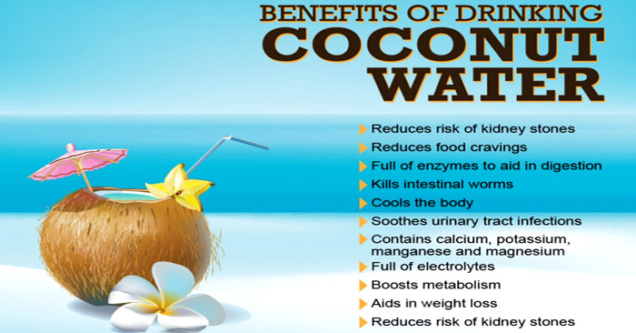 Benefits Of Drinking Coconut Water