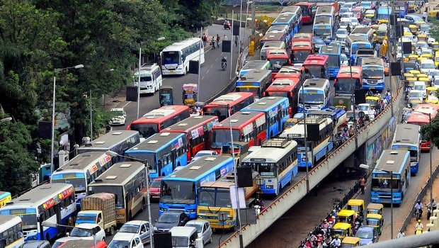 bangalore traffic jam