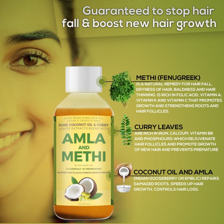amla and methi hair oil