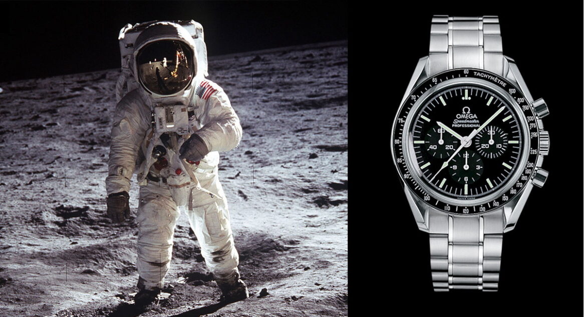 omega watch worn on the moon