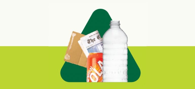 Recycle Plastic, Paper, and Glass